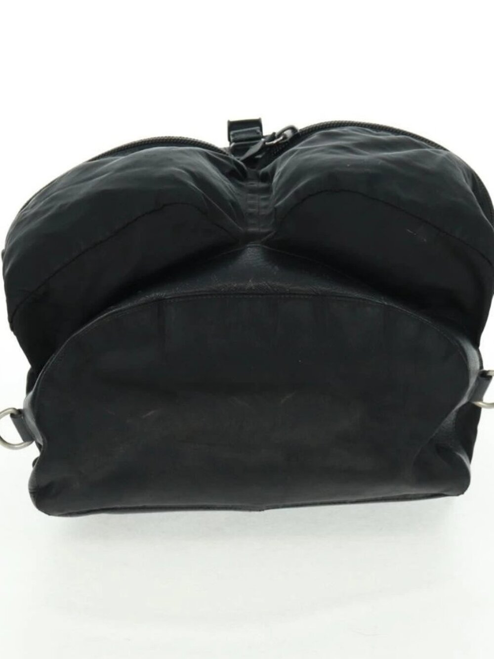 PRADA Backpack Nylon Black Silver Auth bs31873 - Picture 6 of 16